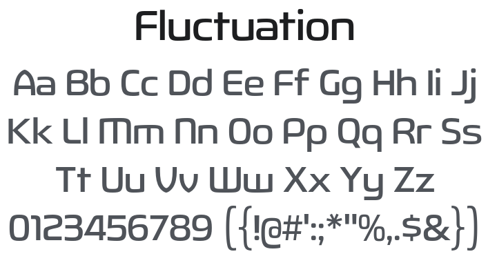 Fluctuation Font Family