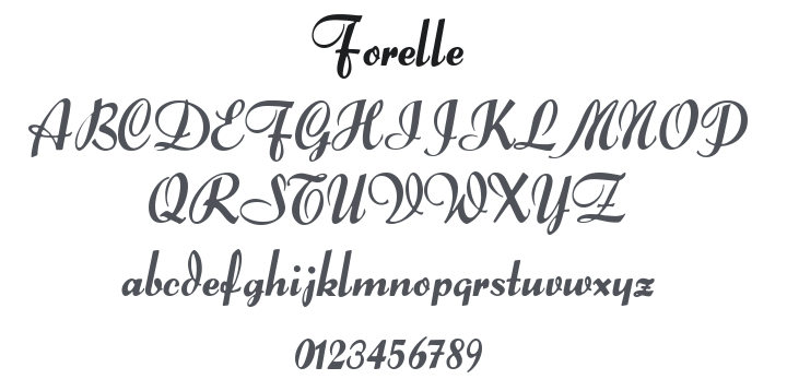 Forelle Font