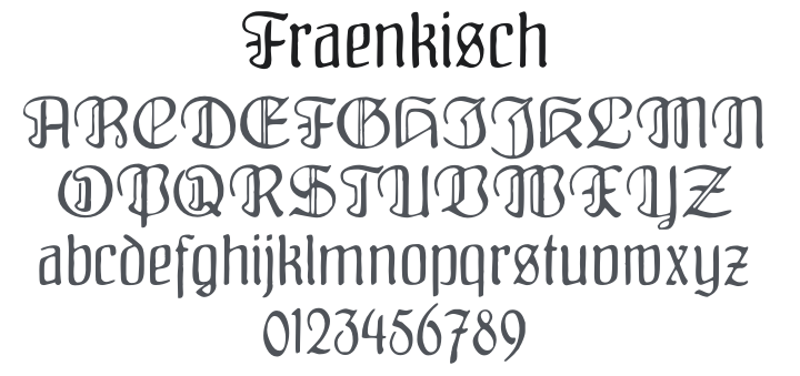Fraenkisch Font