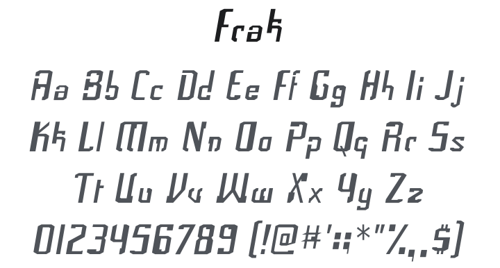 Frak Font