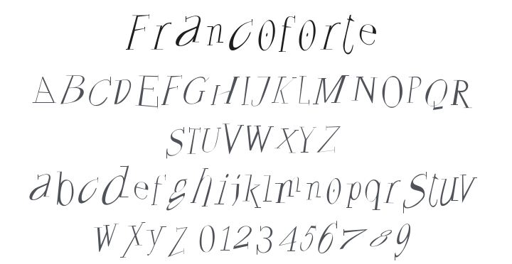 Francoforte Font Family
