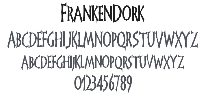 FrankenDork Font Family