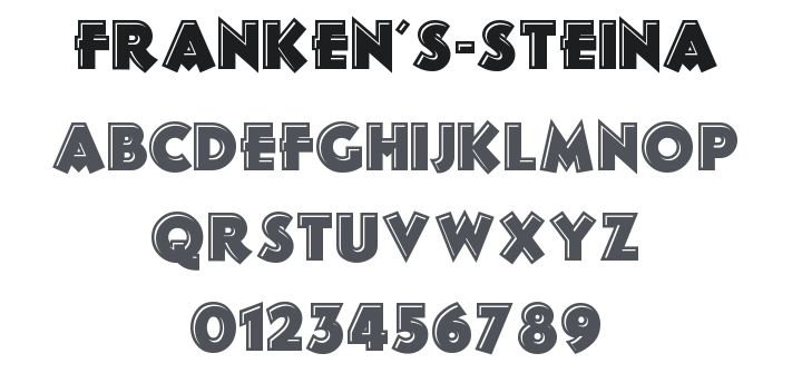 Franken's-SteinA Font