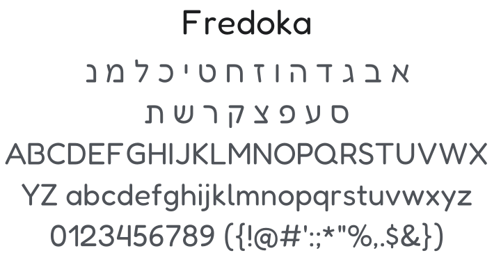 Fredoka Font Family