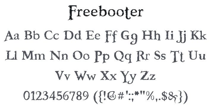 Freebooter Font Family