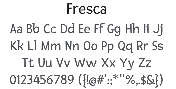 Fresca Font
