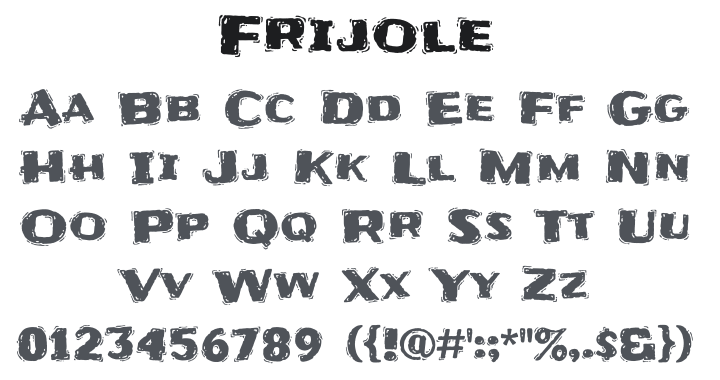 Frijole Font
