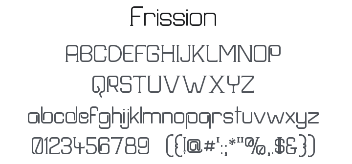 Frission Font