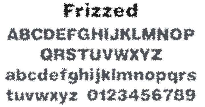 Frizzed Font