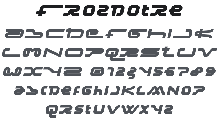 Frozdotre Font