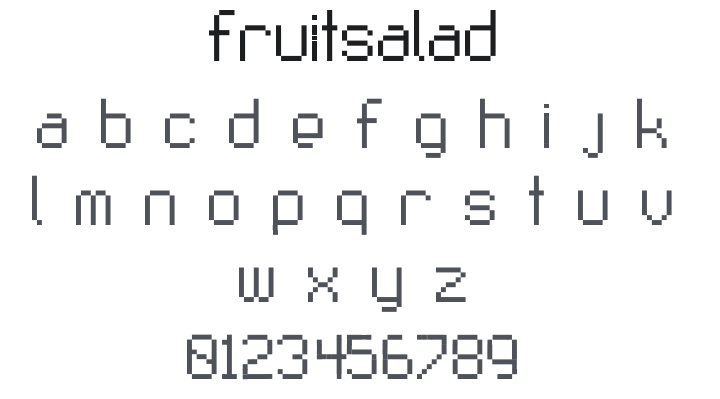 Fruitsalad Font