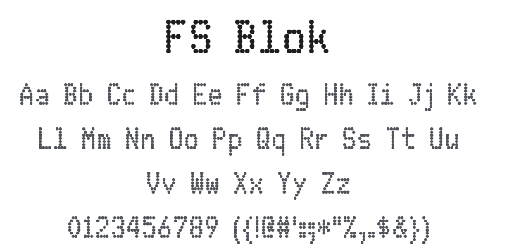 FS Blok Font Family