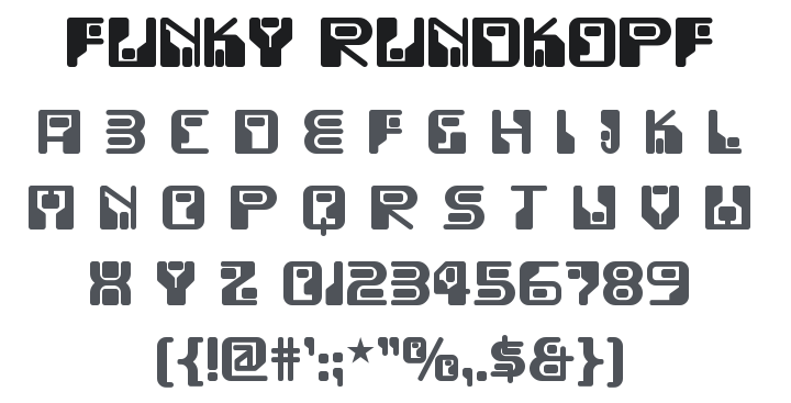 Funky Rundkopf NF Font Family