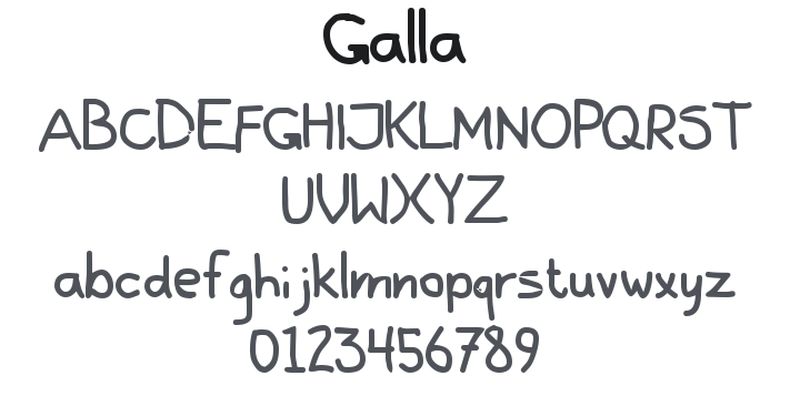Galla Font Family