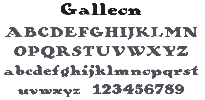 Galleon Font