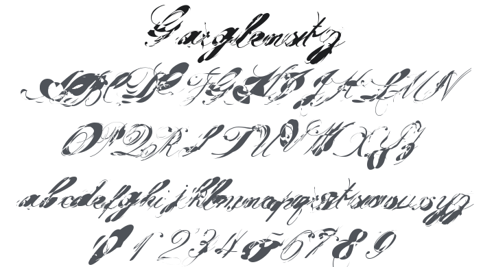 Garglenutz Font