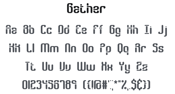 Gather Font Family