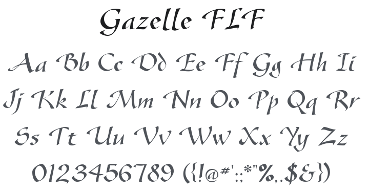 Gazelle FLF Font