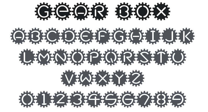 Gear Box Font