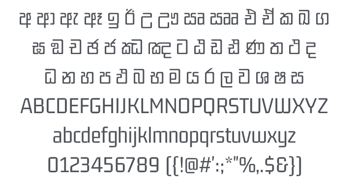 Gemunu Libre Font Family