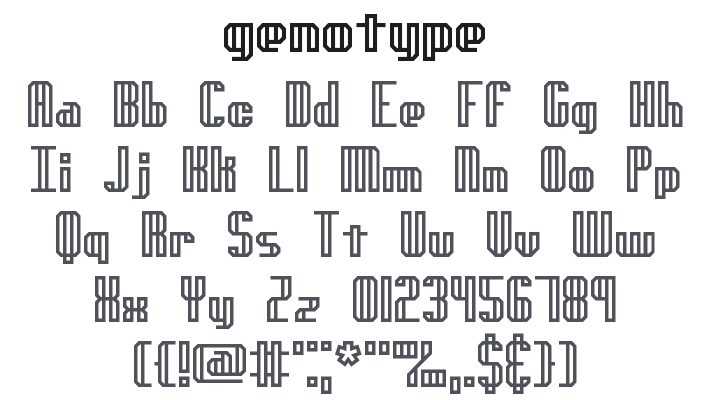 Genotype Font Family