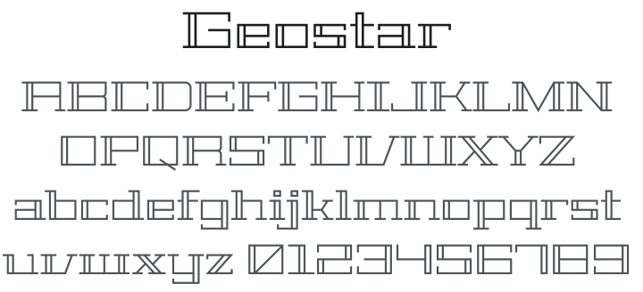 Geostar Font