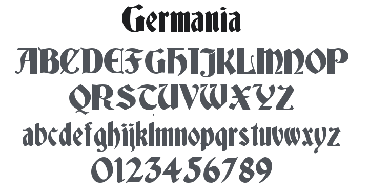 Germania Font Family