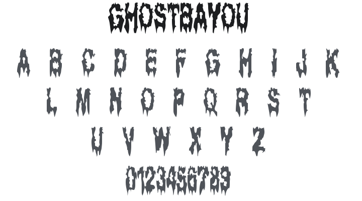Ghost Bayou Font