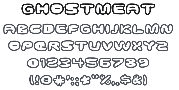 Ghostmeat Font Family – Free Download | Fontsum