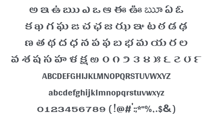 Gidugu Font