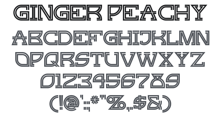 Ginger Peachy Font