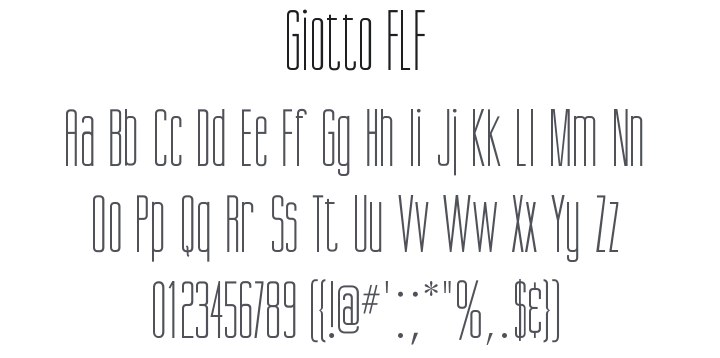 Giotto FLF Font Family