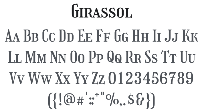 Girassol Font