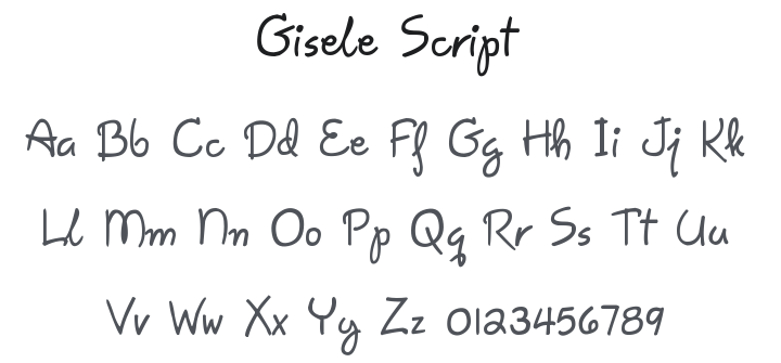 Gisele Script Font