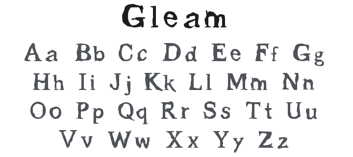 Gleam Font