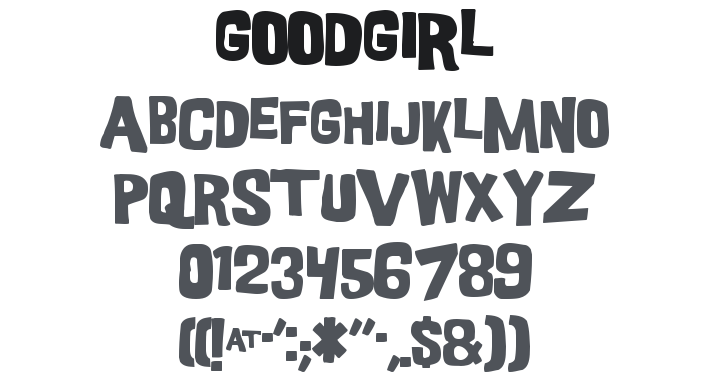Good Girl Font