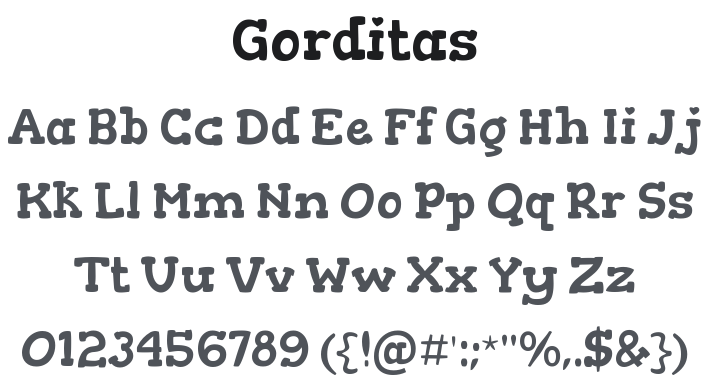 Gorditas Font Family
