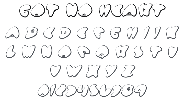 Got No Heart Font Family