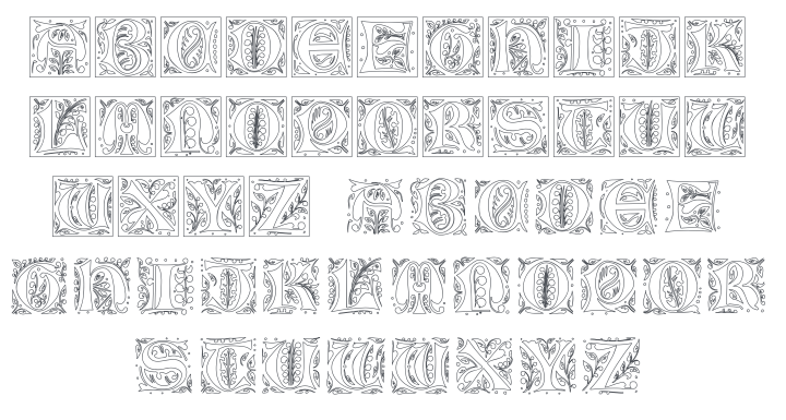 Gothic Illuminate Font