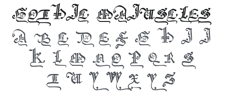 Gothic Majuscles Font