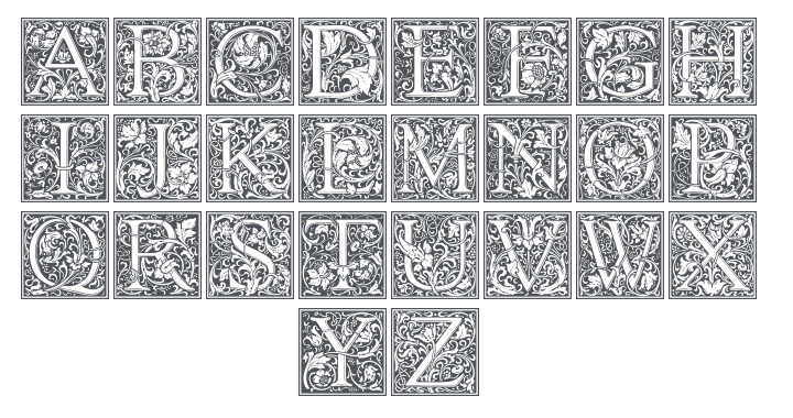 Goudy Initialen Font