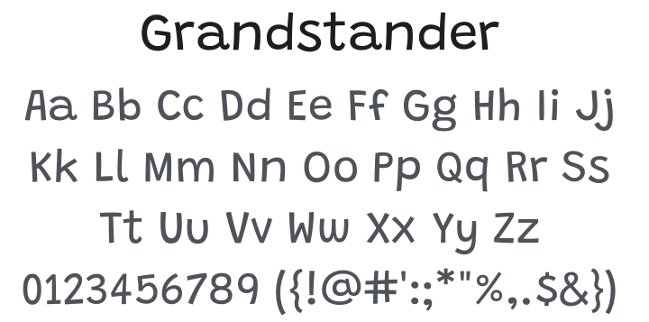 Grandstander Font Family