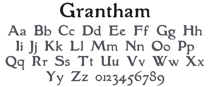 Grantham Font Family