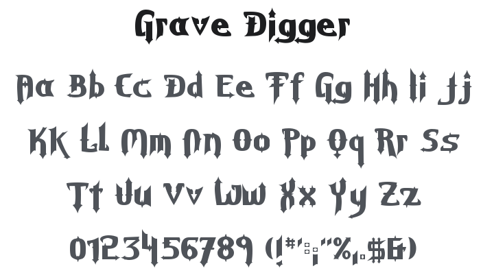 Grave Digger Font