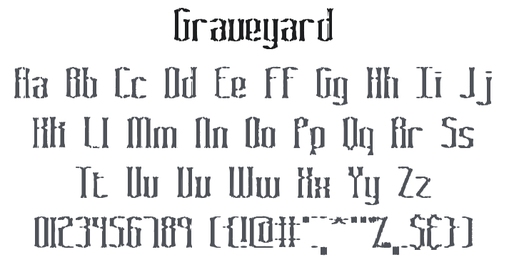Graveyard Font