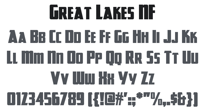 Great Lakes NF Font Family