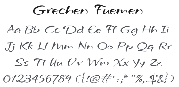 Grechen Fuemen Font