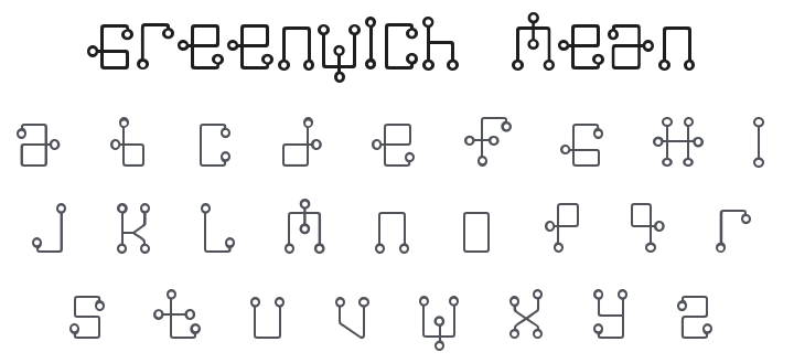 Greenwich Mean Font