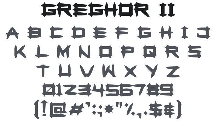 Greghor II Font