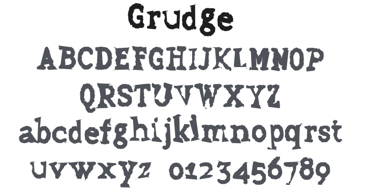 Grudge Font
